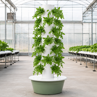 Système de culture hydroponique empilable - Jardinière verticale modulaire pour la culture à domicile et commerciale à l'échelle nationale