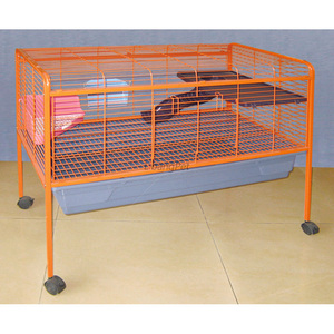 Nouveauté <span class=keywords><strong>Cage</strong></span> à Lapin en Fil de Fer Luxe Grande Maison Clapière pour Lapins - Product Image 5