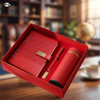 Set de Regalo Personalizable de Alta Gama: Diario de Cuero PU, Libreta USB, Bloc de Notas A5 con Bolígrafos y Frasco