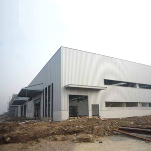 Structure d'atelier en acier préfabriqué hangar de stockage entrepôt en acier préfabriqué à grande portée construction immobilière - Product Image 6