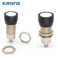 Sensor Jarak Ultrasonik KRONZ M30 Output Analog 0-10V Jangkauan Deteksi 200-4000mm IP67 Pengukuran Industri