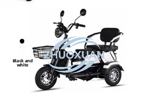 Passenger & Cargo Dual-Use 3 <b>Wheel</b> Leisure Electric Tricycle for Adults and Kids - Product Image 2