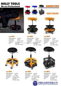 Rolling Chair Shop Hocker für Garage mit Rollen Höhen verstellbar 360 ° Drehbarer Ladens itz mit Werkzeug ablage Aufbewahrung flaschen halter - Product Image 5