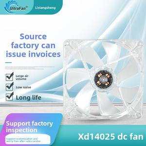 透明なコンピュータ冷却ファン <span class=keywords><strong>USB</strong></span> インターフェース XD14025 PBT プラスチック 12V DC 0.1A カラフルなライト - Product Image 2