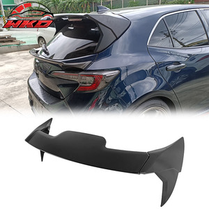 Convient pour Toyota GR Corolla Hatchback 2019-2026 Aileron de toit non peint noir - Product Image 1