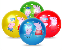 Bola bouncy de qualidade 21cm para crianças, 1-7 anos, opção de desenho animado cofrinho, praia, 5 cores