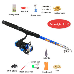 <span class=keywords><strong>Canne</strong></span> à pêche avec moulinet, matériel de guidage, pour enfants, d'âge moyen et débutants - Product Image 6