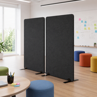 Panneau Acoustique Autoportant en Feutre PET Recyclé Certifié GRS, Absorbant le Son, Idéal pour le Bureau - Prix de Gros
