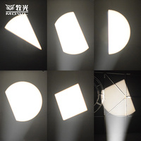 Projecteur LED COB DMX étanche IP65 200W 300W en aluminium pour scène, théâtre et studio