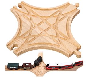 18 Bloques De Madera Para Vías De Tren – Soportes Y Elevadores Para Pistas – Accesorios De Expansión Creativa