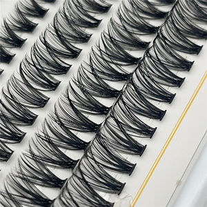 Kit de pestañas gruesas prefabricadas, kit de extensiones de pestañas individuales, kit de pestañas con volumen, con caja de embalaje - Product Image 5