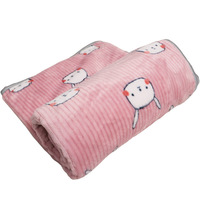 Couverture d'hiver chaude et confortable pour chien Super Soft Premium Fuzzy Flannel Pet Blanket Fluffy Washable Thickened Coral Fleece