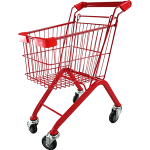 340L Large Capacity Rolling Grocery <b>Cart</b> Supermarket Heavy Duty Wire Mesh Silent Swivel <b>Wheel</b> Retail Store Use Use Set Kit - Product Image 1