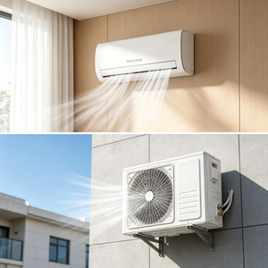 Aire Acondicionado de 12000 Btu de Enfriamiento Único para África Occidental, Alta Temperatura Ambiente, Eficiente y Ahorrador de Energía, Unidad Interior de Alta Eficiencia C - Product Image 2