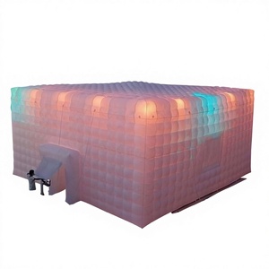 Tente Gonflable Étanche Portable pour Soirées en Boîte de Nuit, Cabine Photo 360° Personnalisable, Enceinte Gonflable Cube pour Arrière-plan - Product Image 1