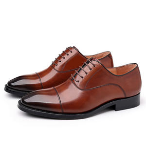 Custom-made luxurious British Oxford leather men's anti-slip party formal office dress <b>shoes</b> - Product Image 6