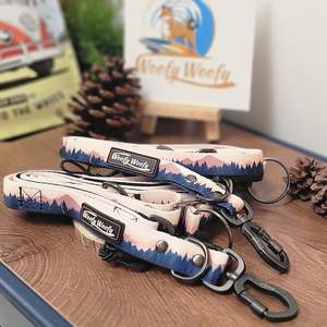 Woofy 6In1 laisse mains libres multifonctionnelle, longueur réglable 6'7 ", impression forêt crépusculaire, pour petit, moyen et grand chien - Product Image 2