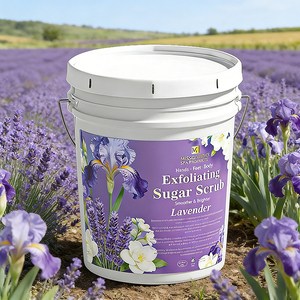 Gommage au sucre réparateur et nourrissant de haute qualité, vente en gros, marque privée, spa naturel, pédicure, 5 gallons, gommage au sucre pour salon - Product Image 2