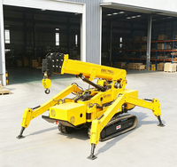 Grue araignée robuste de 10 tonnes avec technologie hydraulique avancée pour l'installation de matériaux lourds