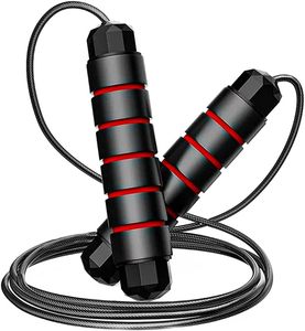 <span class=keywords><strong>Corde</strong></span> à sauter à vitesse réglable <span class=keywords><strong>avec</strong></span> roulement en acier, écologique, unisexe, équipement de sport à domicile, entraînement de remise en forme - Product Image 1