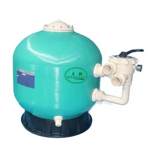 Sistema de bomba de filtro de medios de arena de cuarzo de tratamiento de filtración de agua rápida para piscinas