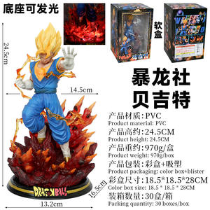 Statue LED Luminescente DBZ de 25 cm en PVC, Figurine d'Anime Dragon Ball Z Gotenks, Trunks Bejitto Vegito Vegeta <span class=keywords><strong>XENO</strong></span> - Product Image 4