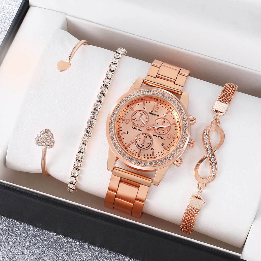 Wholesale Geneva Watch for Women Simple Round Dial Charm  display picture 3