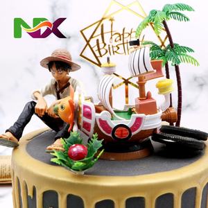 Figurine miniature de <span class=keywords><strong>bateau</strong></span> <span class=keywords><strong>pirate</strong></span> Going Merry Thousand Sunny de <span class=keywords><strong>One</strong></span> <span class=keywords><strong>Piece</strong></span>, 10 cm, modèle en PVC, jouet de collection, cadeau pour les enfants et les fans - Product Image 1