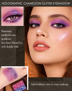 Sombra de Ojos Camaleón de Alta Pigmentación y Larga Duración, Polvo de Sombra de Ojos Multichrome Metálico, Venta al Por Mayor de Marca Privada - Product Image 4