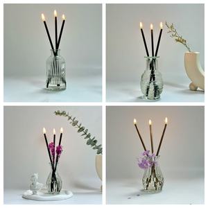 Elegante vela <span class=keywords><strong>de</strong></span> aromaterapia hecha a mano, vela <span class=keywords><strong>de</strong></span> aceite con núcleo <span class=keywords><strong>de</strong></span> Metal, Color central personalizado como regalo <span class=keywords><strong>de</strong></span> vacaciones para amigos - Product Image 6