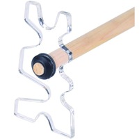 Support de queue de billard en acrylique transparent Moosehead Heads, accessoire pour billard américain et billard de table
