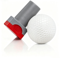 Tampon encreur auto-encreur pour balles de golf, réutilisable, avec logo personnalisé, marqueur de balles de golf pour accessoires de golfeur