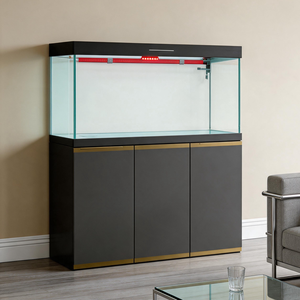 Nouveau modèle d'aquarium marin pour récif corallien avec boîtier d'alimentation et débordement ultra-fin - Product Image 3