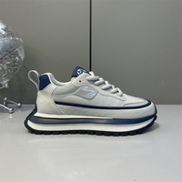 Sneakers décontractées de luxe pour hommes, conçues par des designers, légères, à semelle épaisse, hautement élastiques et à semelle souple, pour l'automne