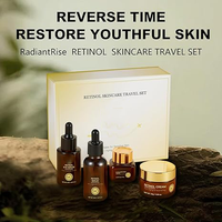 Kit de soin de la peau au rétinol, mini crème d'essence faciale, traitement des yeux, hydratant, anti-âge, ensemble de soins de la peau