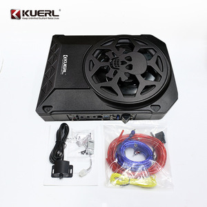 ซับวูฟเฟอร์ติดรถยนต์ Kuerl ขนาด 10 นิ้ว 345x260x68 มม. แบบแอคทีฟ ตัวเรือนอะลูมิเนียมอัลลอย พร้อมไฟ LED สีฟ้า สำหรับระบบเสียงรถยนต์ - Product Image 2