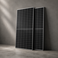 Composant de système de production d'énergie hybride éolien-solaire, module photovoltaïque monocristallin demi-cellule 440W 450W 460W, panneau solaire photovoltaïque