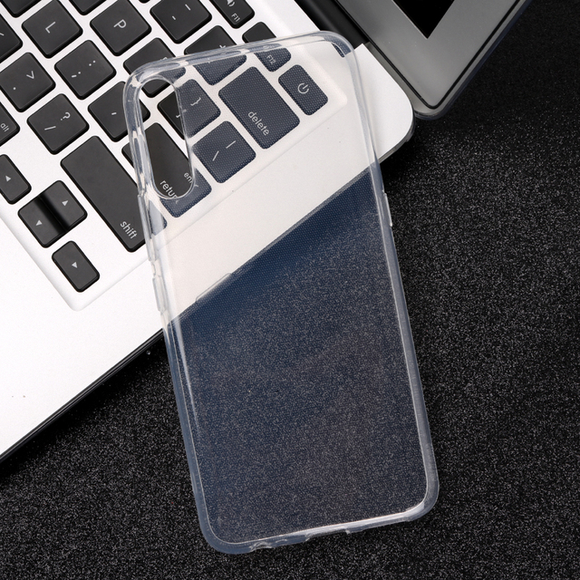 Clear TPU Mobile Phone Cover Soft Transparent Case for Tecno Pop 8 Camon 12 17 P Spark 20 8 5 6 8C Go Air Hot 8 Lite