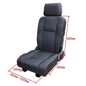 Asientos Plegables de Cuero para Camper Van, <span class=keywords><strong>Autocaravana</strong></span> o RV, <span class=keywords><strong>2</strong></span> <span class=keywords><strong>Plazas</strong></span>, Función de Cama Plegable, Ahorro de Espacio, Color Negro - Product Image 5