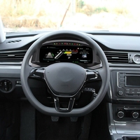 Panel de Instrumentos Digital LCD Dynamic-UI de 12.3 Pulgadas con Pantalla Táctil Negra y TPMS para VW Passat 16-18