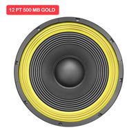 Altavoz de graves medios Sweton de 12 pulgadas y 1000W con control de potencia, 12 PT 500 MB GOLD, de aluminio fundido, para sistemas Line Array, DJ, PA, Bass Reflex, XLR