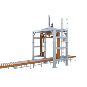 Online Automatic Stretch Wrapping <b>Machine</b> With <b>Rotary</b> Arm Pallet Wrapper <b>Rotary</b> Arm Pallet Wrapping <b>Machine</b> - Product Image 1