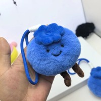 Porte-clés en peluche Myrtille Mignonne et Créative, Pendentif de Sac, Petits Ornements, Remplissage 100% Coton PP, Personnalisable pour Femme - Vente en Gros