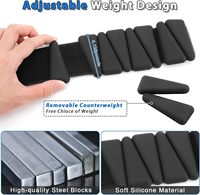 Pesas Magnéticas Ajustables de 2LB para Entrenamiento de Resistencia, Bandas de Peso para Tobillos y Muñecas, Pesas de Ejercicio para Tobillos y Muñecas