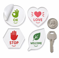 Panneau acrylique personnalisé auto-adhésif « Bienvenue à la maison » – Décoration décorative petite taille, impression UV, découpe laser, vente en gros