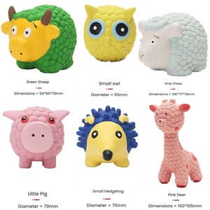 Jouets pour animaux de compagnie, ballon de football en latex qui couine, jouet durable pour mâcher, jouet interactif d'entraînement pour chien, accessoires pour chien - Product Image 6