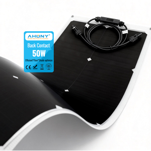 Offre Spéciale AHONY eGo S <span class=keywords><strong>50W</strong></span> Panneau Solaire Flexible Monocristallin à 25,8% d'Efficacité, Pliable, Chargeur Portable pour Camping en Plein Air et VR - Product Image 1