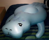 Bouée gonflable manatee pour adulte Beile, jouet aquatique mignon en forme d'animal pour décoration de fête et affichage publicitaire