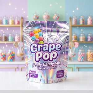 Custom Logo Printed Mylar <b>Bags</b> Dry Fruits Moisture Proof Small Plastic Stand Up Zipper <b>Bag</b> With Gusset Bottom Packaging Pouch - Product Image 2