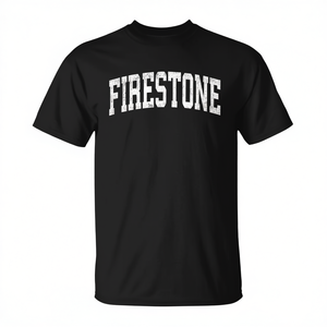 Firestone Colorado Co T-shirt athlétique vintage noir pour homme, taille L - Product Image 2